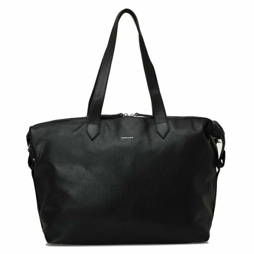 Сумка дорожная TENDANCE, 17х35х55 см, черный сумка дорожная brialdi натуральная кожа 49х23 черный