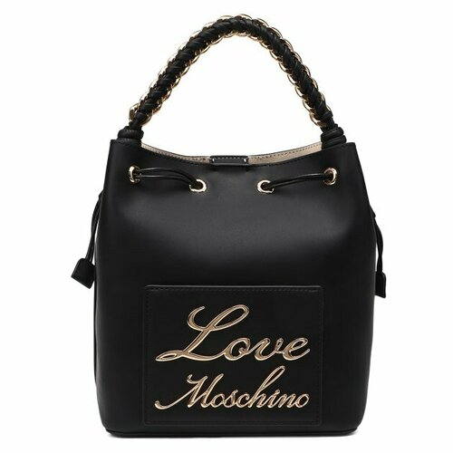 Сумка торба LOVE MOSCHINO, черный сумка с ручками love moschino jc4131pp черный