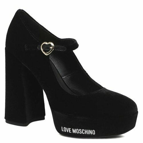 Туфли LOVE MOSCHINO, размер 38, черный