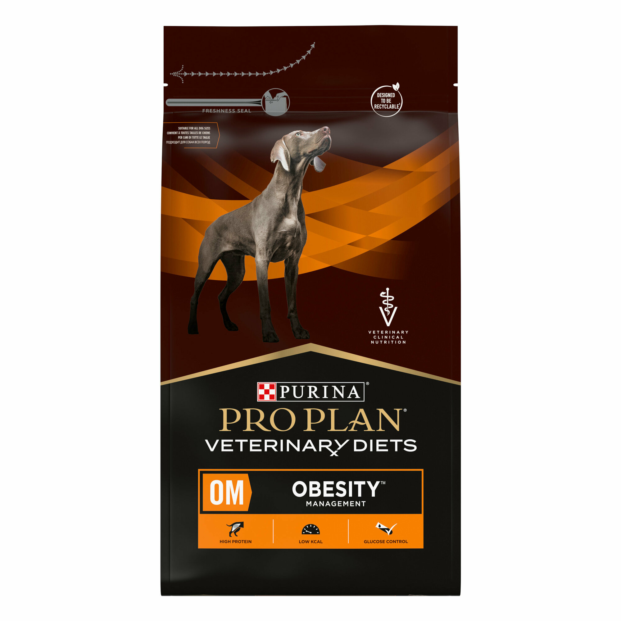 Сухой корм для собак диетический PRO PLAN® VETERINARY DIETS OM Obesity Management для снижения избыточной массы тела, 3 кг