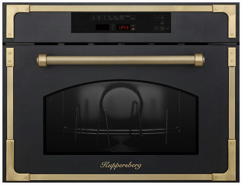 Микроволновая печь встраиваемая Kuppersberg RMW 969 ANT, черный/бронза