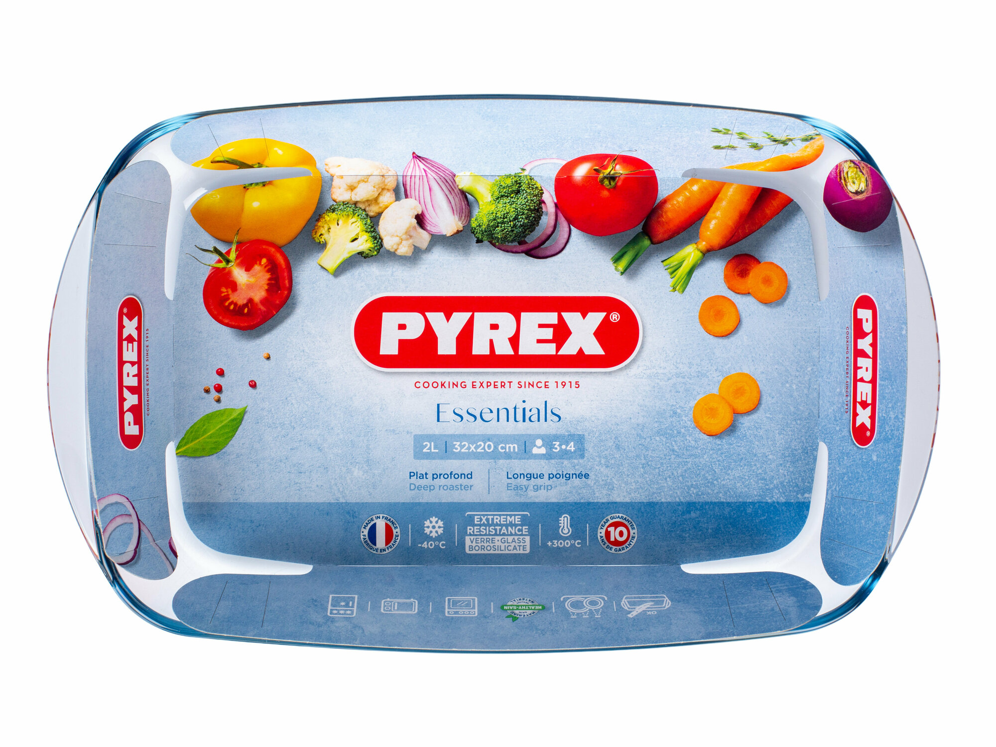 Блюдо для запекания и выпечки PYREX CLASSIC 33x20x5см 2л прямоугольное