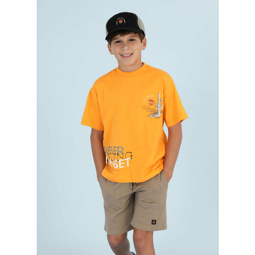 Комплект одежды Mayoral, размер 160, бежевый, оранжевый