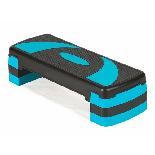 Степ-платформа для фитнеса, 3 уровня: степ платформа indigo in171 68х28х15 см серый синий