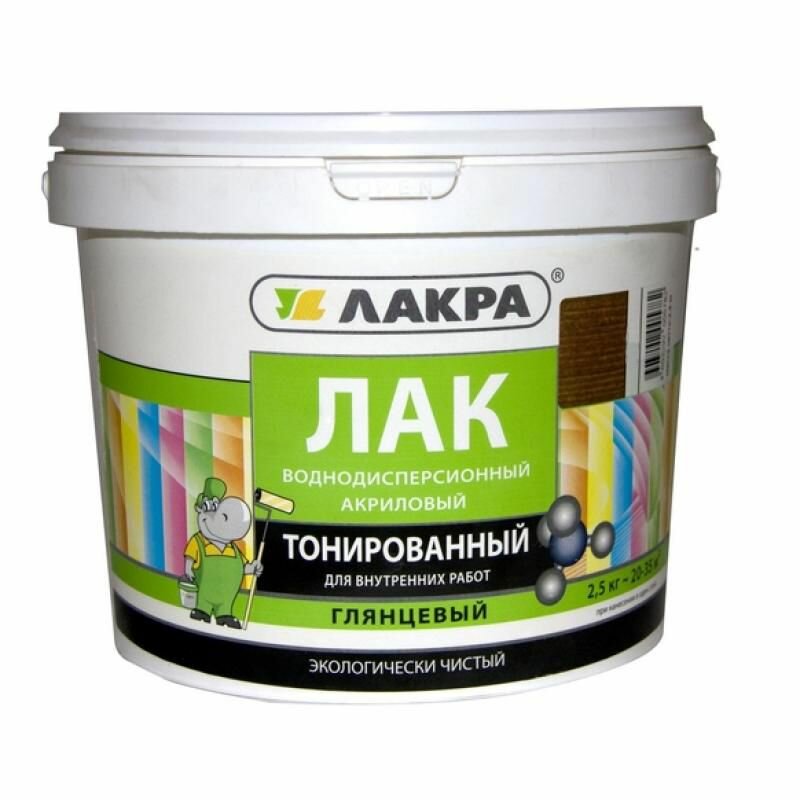 Лак универсальная Лакра тонированный дуб , 2,5кг