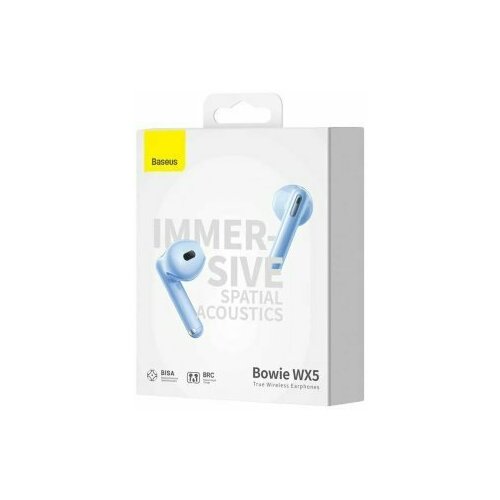 Беспроводные наушники OS-Baseus Bowie WX5 True Wireless Earphones A00051000313-00 - Синий 384500₽