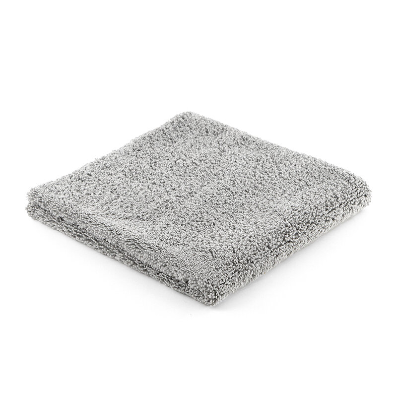 Микрофибра без оверлока универсальная, серая - Shine Systems Edgeless Towel Grey, 40*40см, 400гр/м2