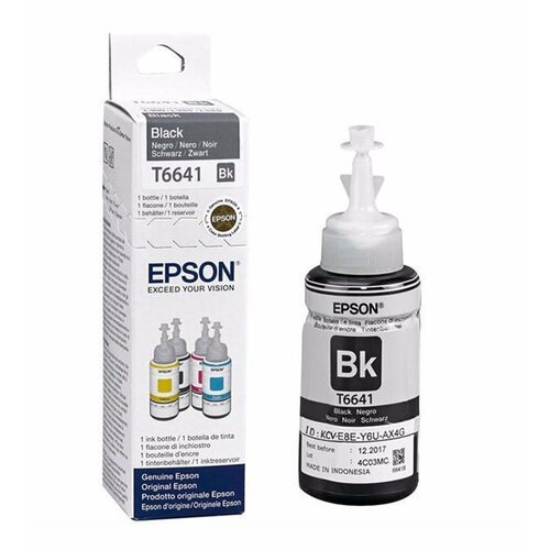 Контейнер с чернилами оригинальный черный Epson T6641 Black