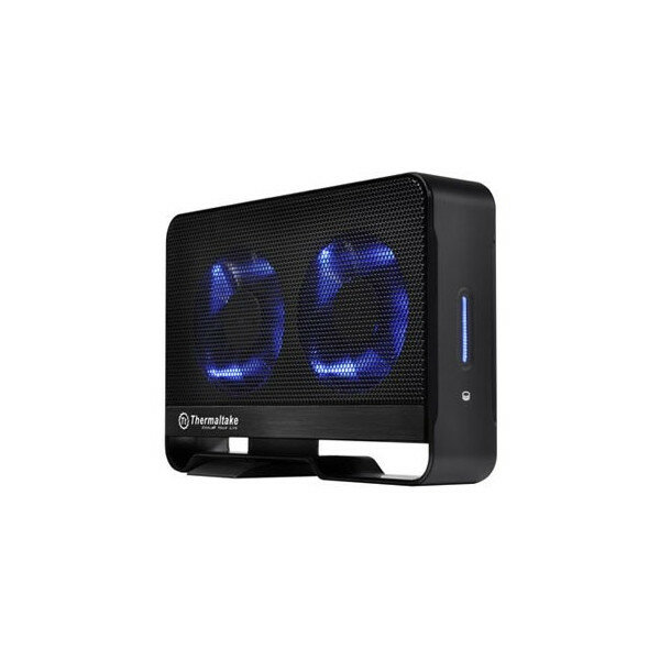Внешний контейнер для HDD 3.5" SATA Thermaltake /U USB3.0 черный - фото №18