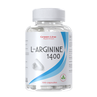 L-Arginine 1400, L-Аргинин 100 капсул, аминокислоты, иммунитет, пампинг, мышечная масса, бад, спортивное питание, витамины для здоровья, средство, препарат, форте, сосуды, сердце, сердечно-сосудистая система, энергия, сила, выносливость