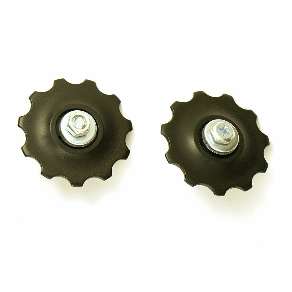 Ролики заднего переключателя (11 зубьев) черные (2 шт)