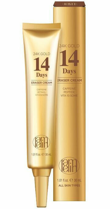 Lamelin Крем-ластик для кожи лица c золотом 24k Gold 14 Days Eraser Cream