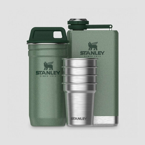 Набор из 4-х стопок 59 мл с флягой 230 мл цвет зеленый 10-01883-058 Adventure 8840₽