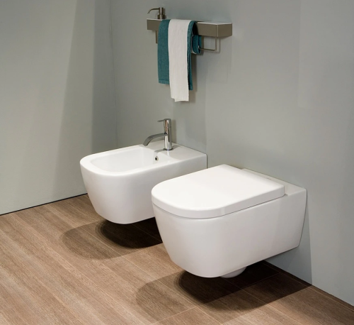 DURAVIT Happy D.2 Унитаз подвесной безободковый 540х365 мм, с креплением, цвет белый