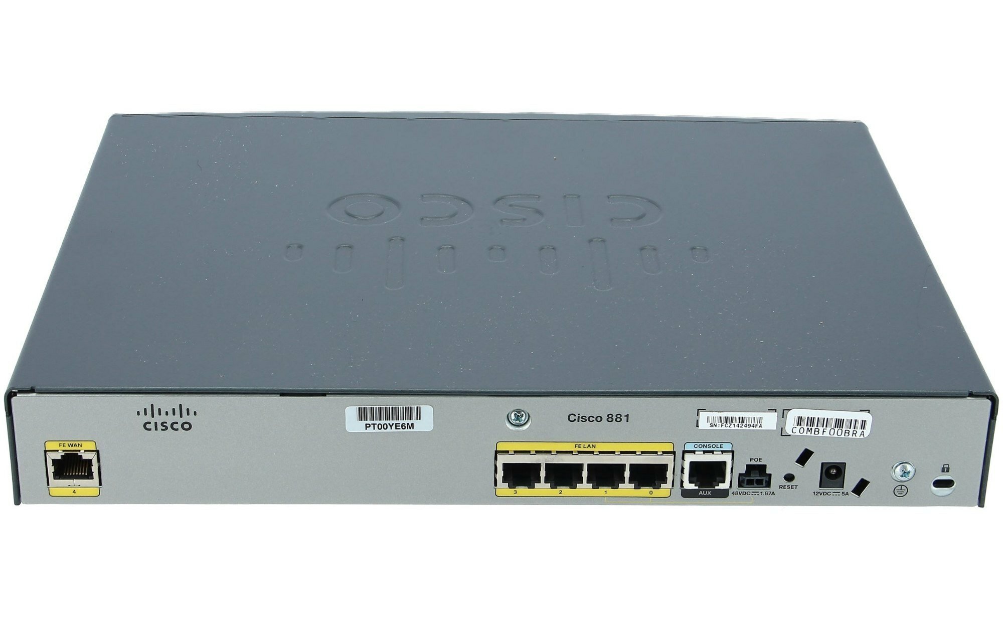 Маршрутизатор Cisco C881-K9 100 Мбит/с L2 4хLAN 1хWAN