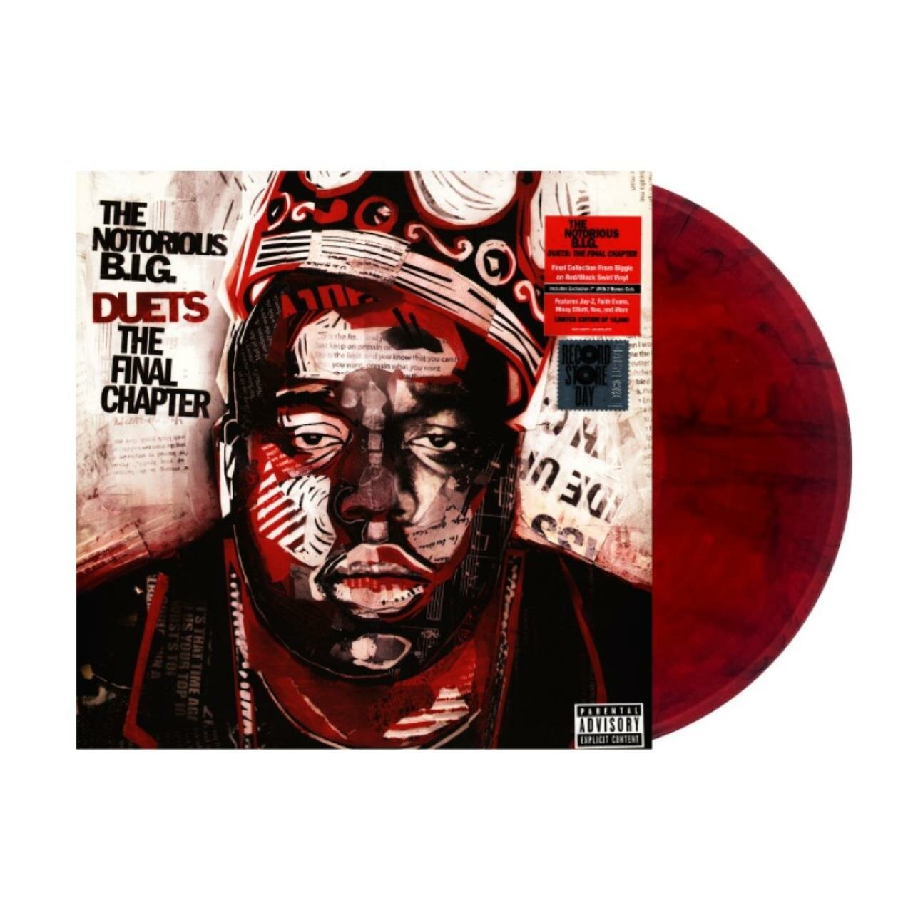 Виниловая пластинка The Notorious B.I.G. - Duets: The Final Chapter (Red/Black Swirl ; Clear Red)