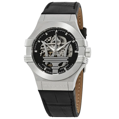Наручные часы Maserati, черный, серебряный
