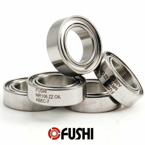 Подшипник FUSHI MR106ZZ, размер 6x10x3 мм, класс ABEC-7