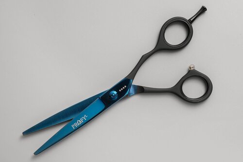 Изображение товара PROFYLAB (Profy-L) Ножницы парикмахерские прямые 5.5" "Blue Сanvases"