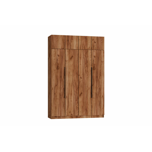 Шкаф Джетон 4 1600-520-2200 наполнение белье/платье/белье цвет дуб табачный