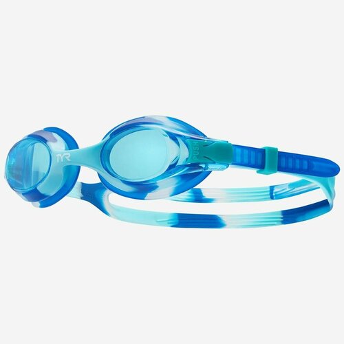 Очки для плавания детские TYR Swimple Tie Dye (420 Голубой, O/S) голубой