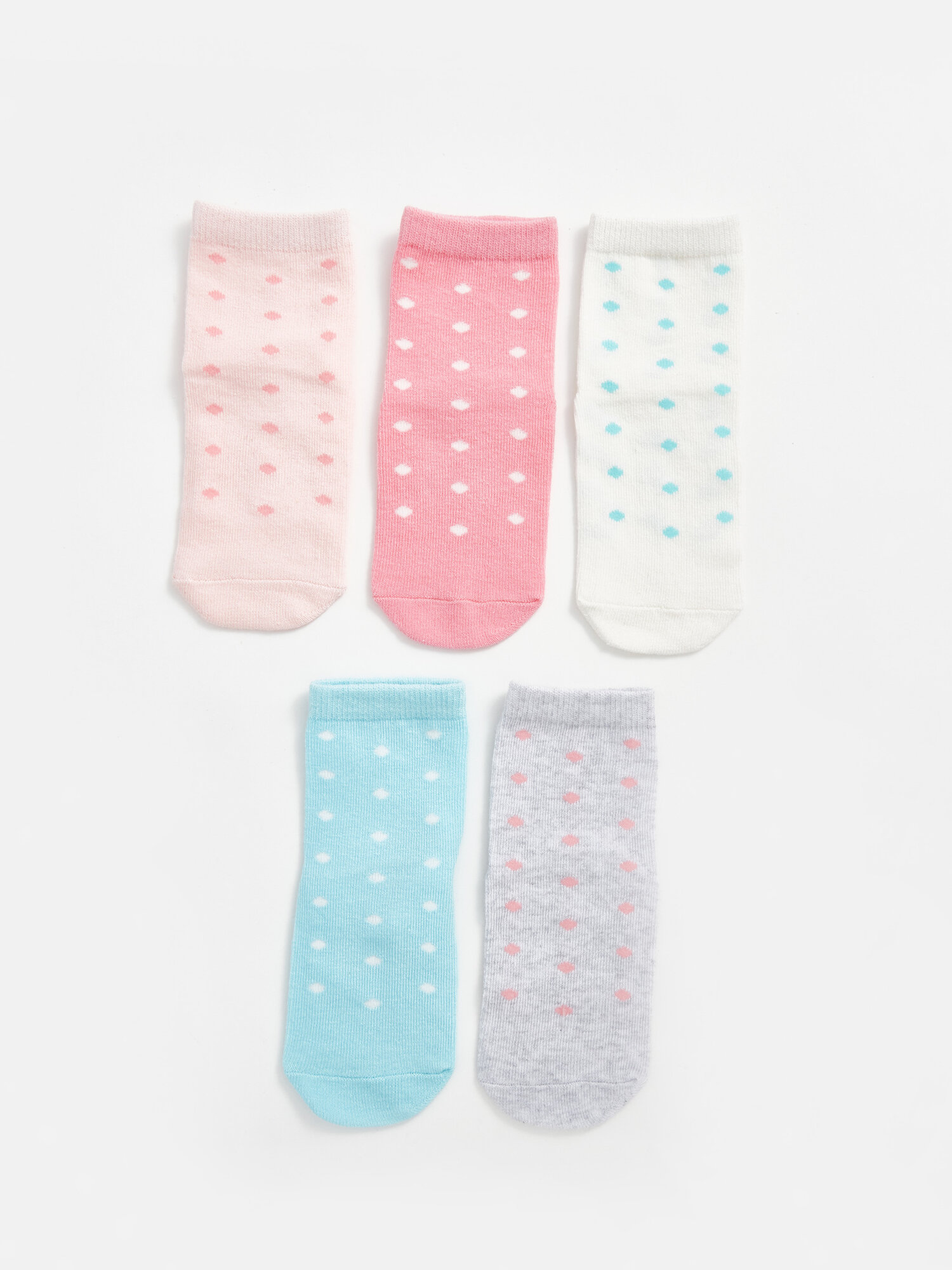 Носки LC Waikiki 5 пар размер 23-26 (3-4 года) pink