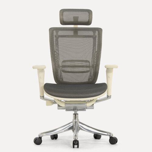 Изображение товара Кресло компьютерное FALTO SPRING 2 (поясничный валик, подлокотники 6D(360), сетка, светлый)