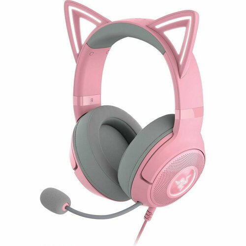 Наушники Razer Kraken Kitty V2 Quartz Edition USB Headset with RGB Kitty Ears 10928₽
