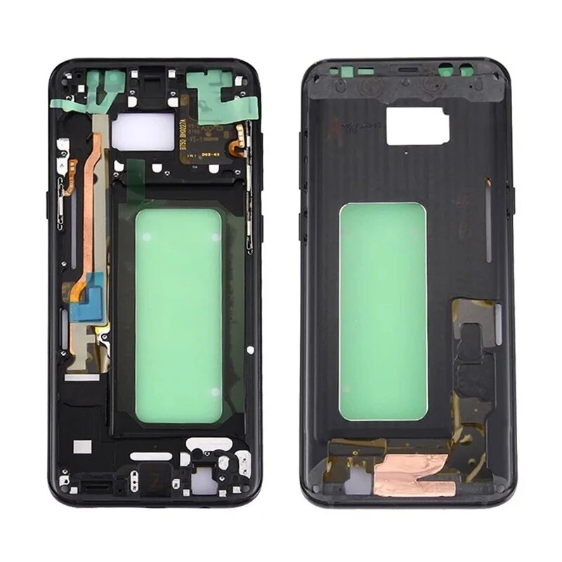 Для Samsung Galaxy S8 Plus G955 G955F G955FD G955V G955S корпус для телефона ЖК-панель новая средняя рамка на клейкой основе black