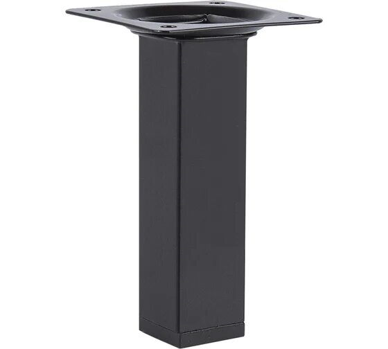 Госкреп Меб. опора металл квадрат (штамп) 25x25 мм х 300 мм черный S21222914_2