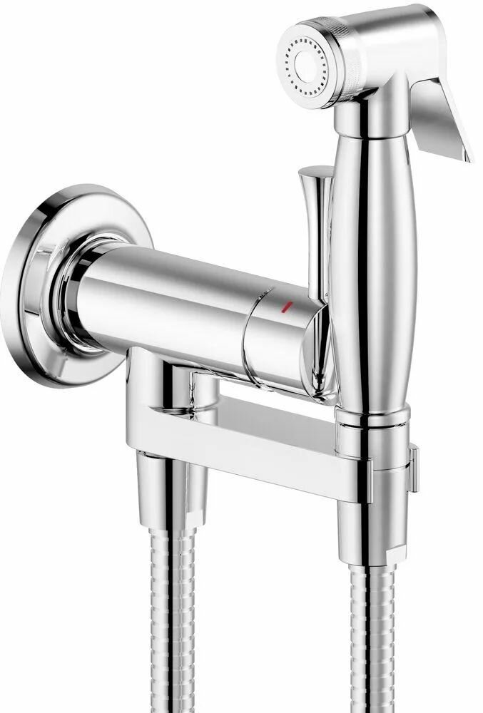 Гигиенический душ Nobili AV00610CR со смесителем встраиваемый латунь хром итальянский