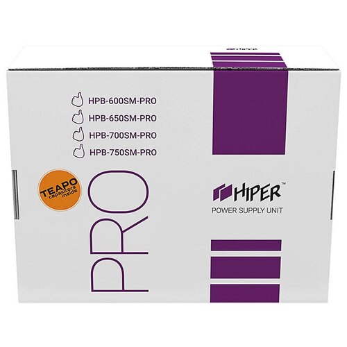 Блок питания HIPER HPB-600SM-PRO HPB-600SM-PRO 1035900₽