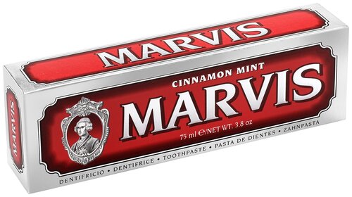 Зубная паста Marvis Cinnamon Mint, 25 мл, 25 г