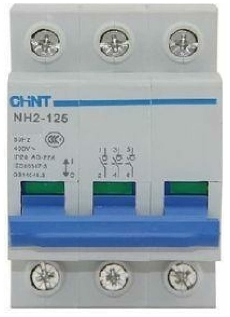 Выключатель нагрузки NH2-125 3P 100А (R)