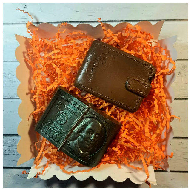 Шоколадный набор в подарочной коробке " Доллары"