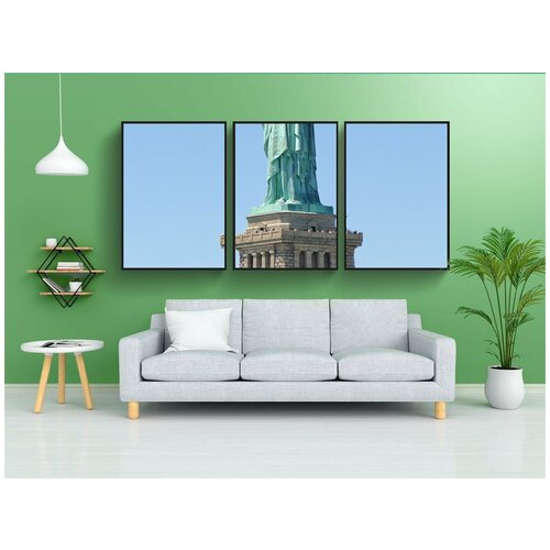 фото Набор модулных постеров для интерьера "соединенные штаты америки, америка, свобода" 60x90 см. в тубусе, без рамки lotsprints