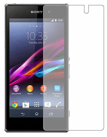 Sony Xperia Z1s защитный экран Гидрогель Прозрачный (Силикон) 1 штука