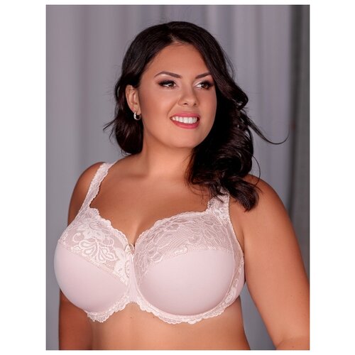 фото Бюстгальтер lady lux, размер 85c, серебристый пион