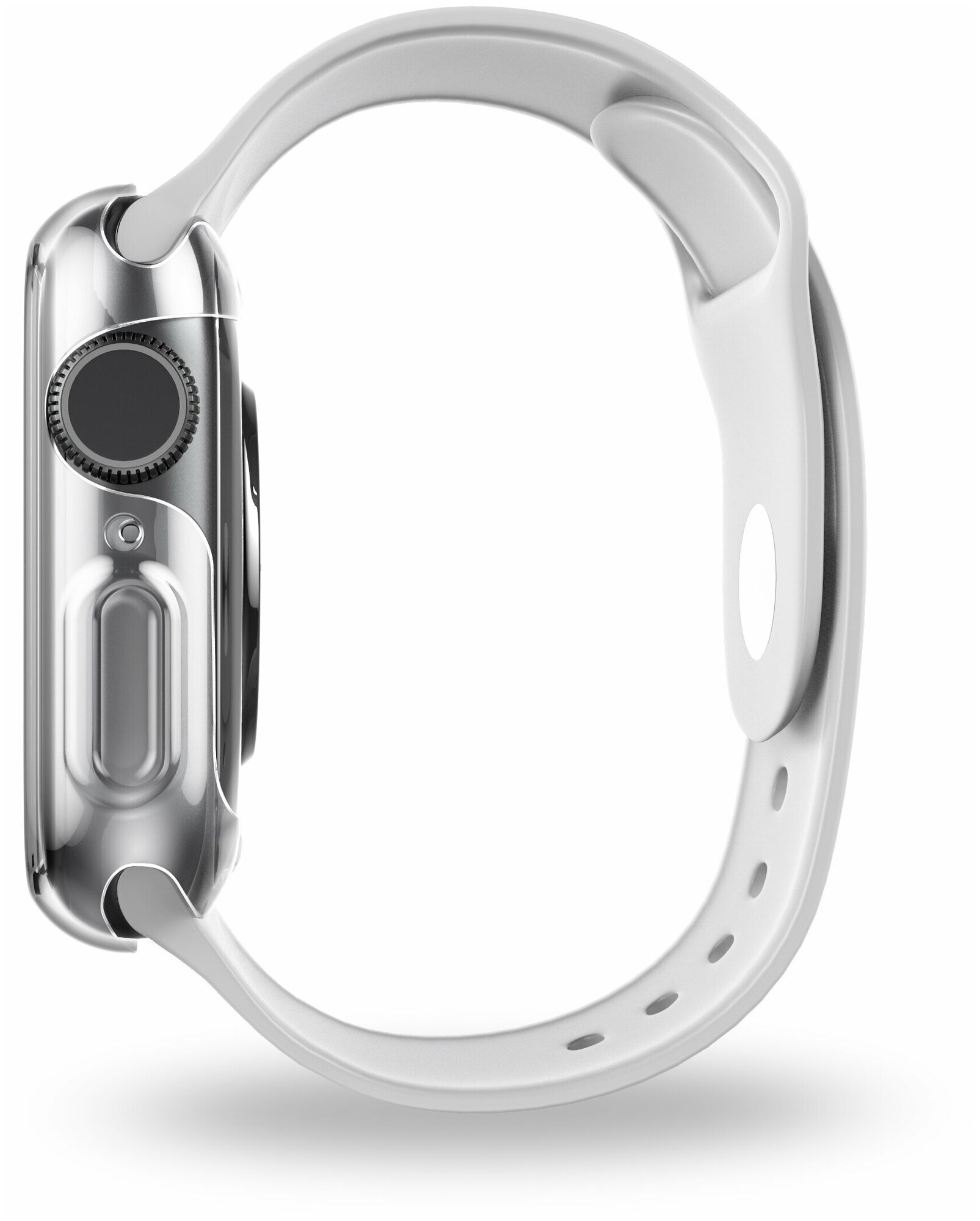 Чехол Uniq Garde для Apple Watch 4/5 40mm, термополиуретан, прозрачный - фото №2