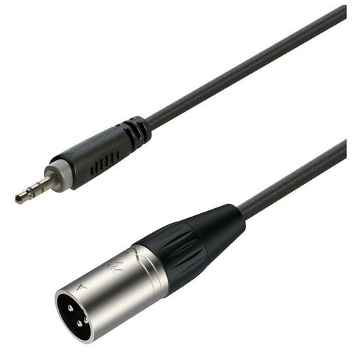 Кабель аудио 1xMini Jack - 1xXLR Roxtone RACC425/3 3.0 m кабель соединительный аудио buro baac002 3 jack 35 m jack 35 m 3м черный