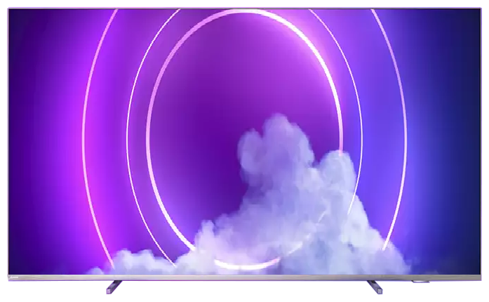 55" Телевизор Philips 55PUS9206 2021 VA, серебристый