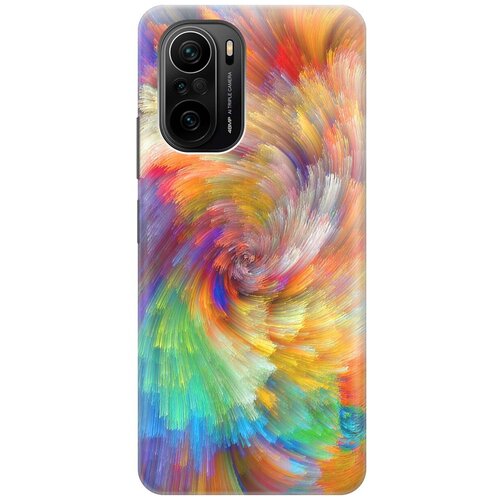 Чехол - накладка ArtColor для Xiaomi Poco F3 с принтом Акварельная красота