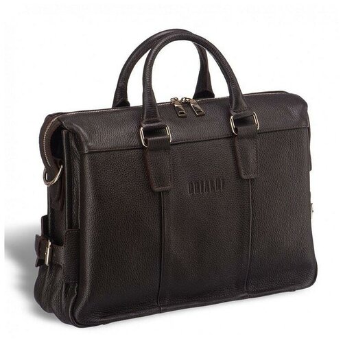фото Надежная мужская сумка для документов brialdi bard (бард) relief brown