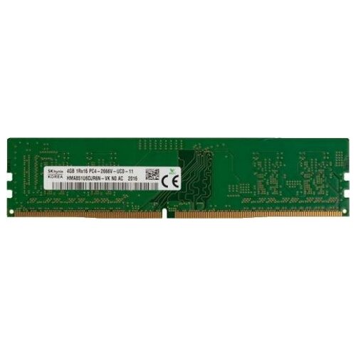 Hynix Оперативная память для компьютера 4Gb 1x4Gb PC4-21300 2666MHz DDR4 DIMM CL19 Hynix HMA851U6DJR6N-VKN0 190900₽