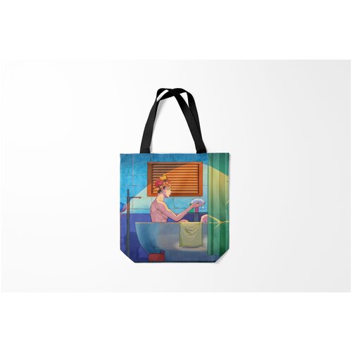 фото Сумка-шоппер / 40х40 см / аниме / магическая битва burnettie