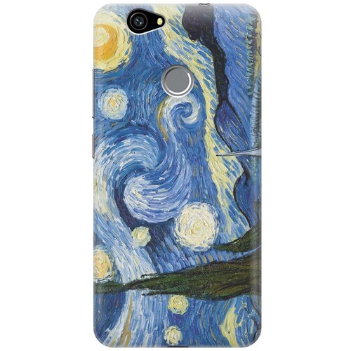 фото Силиконовый чехол на huawei nova / хуавей нова с принтом "звездная ночь" gosso
