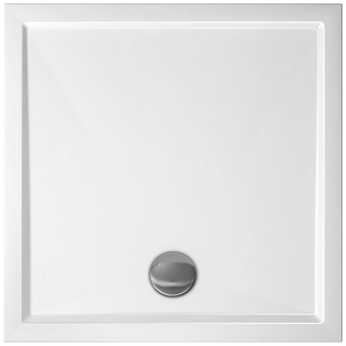 Душевой поддон Lavinia Boho One 3701380S в наборе 2 в 1: акриловый поддон для душа 80х80 см, квадратный, цвет белый - фотография № 3
