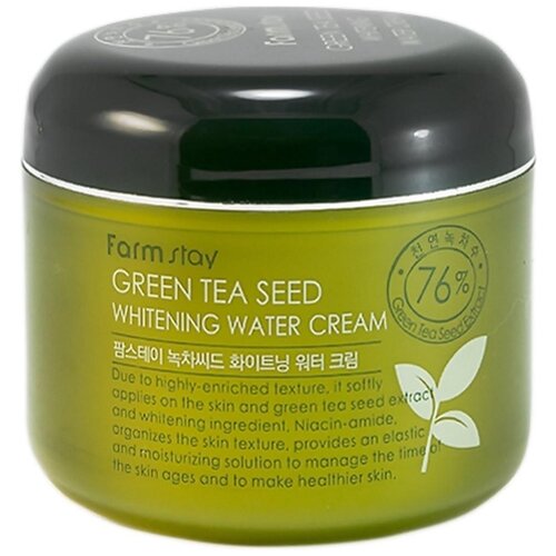 Farm Stay - Green Tea Seed Увлажняющий осветляющий Крем с семенами зеленого чая 100г