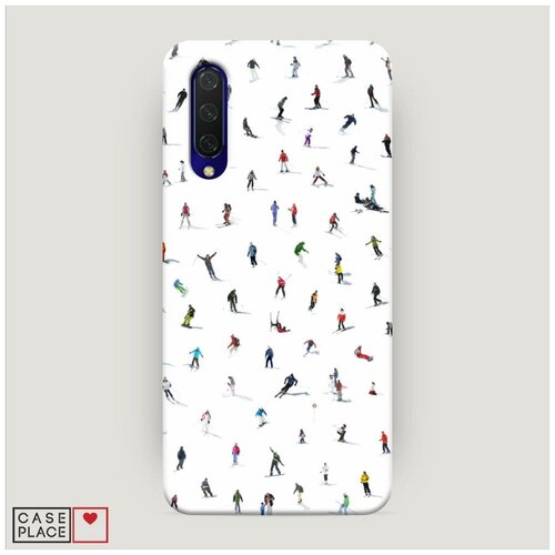 фото Чехол пластиковый xiaomi mi cc9 хобби лыжи case place