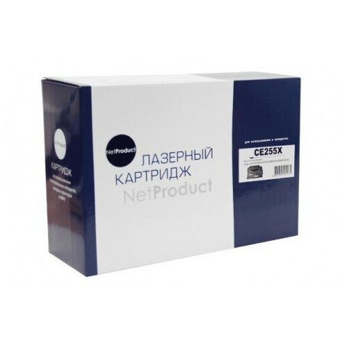 картридж лазерный print rite tfhaphbpu1j pr ce255x ce255x black 12500стр для hp lj p3015 pr ce255x Картридж NetProduct (N-CE255X) для HP LJ P3015, 12,5K